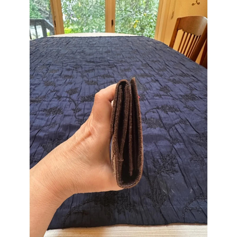 Gucci GG Beige & Brown Monogram Canvas & Leather Long Snap Wallet - Picture 11 of 16